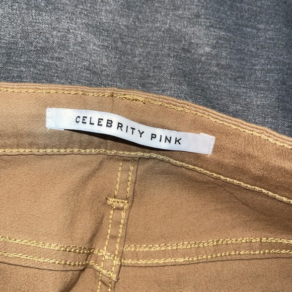 Dark khaki Slim cargo pants - Picture 4 of 5